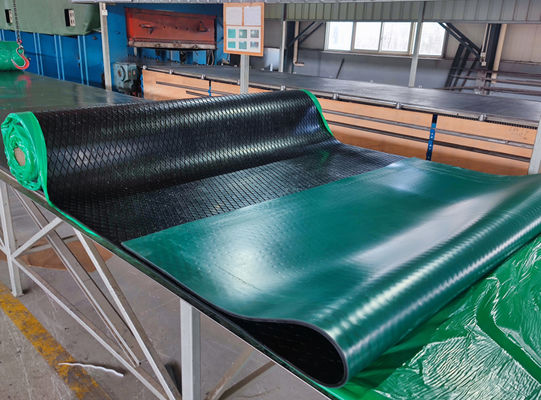 Elmas Çukurlu Kauçuk Pulley Lagging