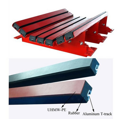 UHMWPE Lastik Pedi Konveyör Darbe Çubukları Konveyör Desteği Kayar Darbe Çubuğu