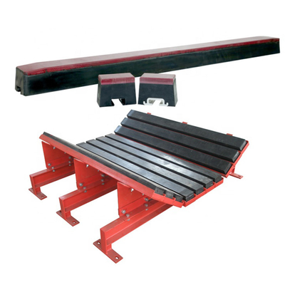 UHMWPE Lastik Pedi Konveyör Darbe Çubukları Konveyör Desteği Kayar Darbe Çubuğu