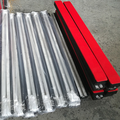UHMWPE Lastik Pedi Konveyör Darbe Çubukları Konveyör Desteği Kayar Darbe Çubuğu