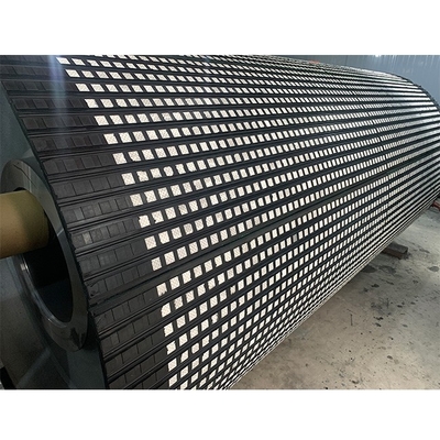 Konveyör Kasnağı 500mm Genişlik İçin Kauçuk Gecikmeli Gömülü Dimple Seramik Karo