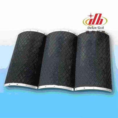 Değiştirilebilir Bolt On Diamond Conveyor Pulley Lagging For Drive Pulley