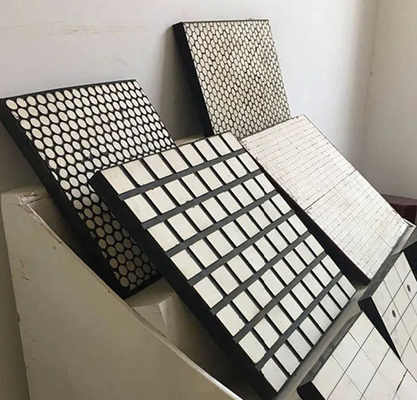 Özel Boyut Seramik Tile Wear Liners Bolt Kurulum